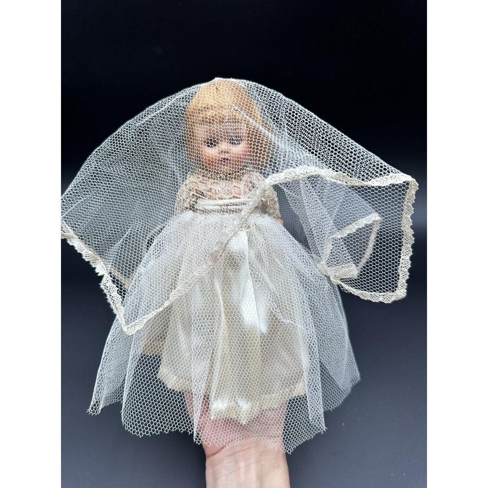 Vintage‎ Bride Wannabe doll, a VIRGA CREATIONS Play-Mates 1955